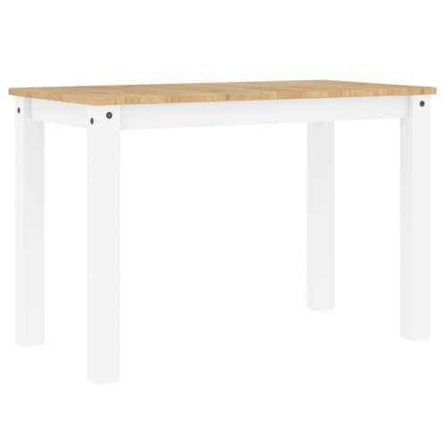 Blagovaonski stol Panama bijeli 117x60x75 cm masivna borovina - 1 Bijela 117 cm Cijena