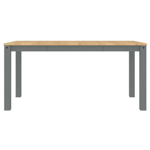 Blagovaonski stol Panama sivi 160x80x75 cm od masivne borovine - 1 Siva 160 cm Cijena