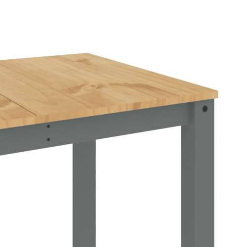 Blagovaonski stol Panama sivi 160x80x75 cm od masivne borovine - 1 Siva 160 cm Cijena
