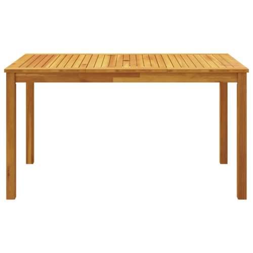 Vrtna garnitura - 5-dijelni vrtni blagovaonski set od masivnog bagremovog drva - 140 x 80 x 74 cm 4 Cijena