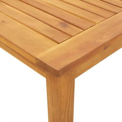 Vrtna garnitura - 5-dijelni vrtni blagovaonski set od masivnog bagremovog drva - 140 x 80 x 74 cm 4 Cijena
