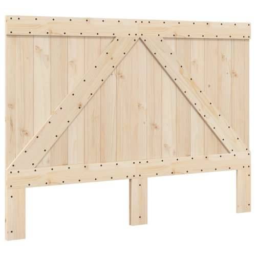 Okvir za krevet s uzglavljem sivi 140x200cm od masivne borovine - Siva 140 x 200 cm Ne with triangle headboard Cijena