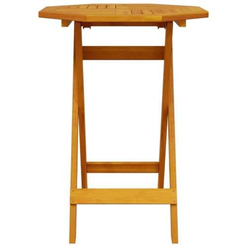 3-dijelni sklopivi bistro set od masivnog bagremovog drva - 60 cm with armrests Osmerokut 1 Cijena