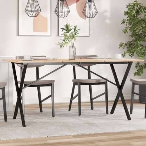 Noge za blagovaonski stol X-oblika 120x60x73cm čelik Cijena