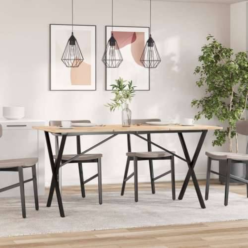 Noge za blagovaonski stol X-oblika 120x60x73cm čelik Cijena