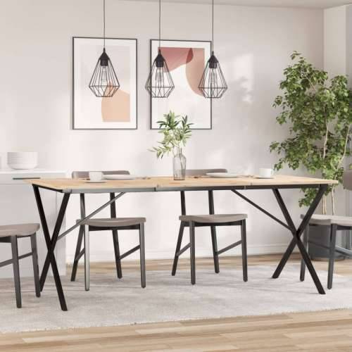 Noge za blagovaonski stol X-oblika 160x80x73cm čelik Cijena
