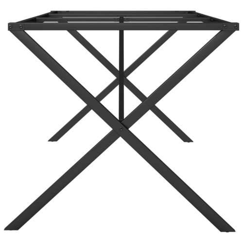 Noge za blagovaonski stol X-oblika 160x80x73cm čelik Cijena