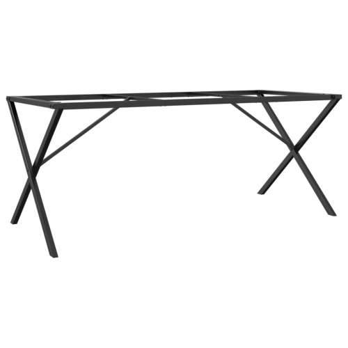 Noge za blagovaonski stol X-oblika 160x80x73cm čelik Cijena