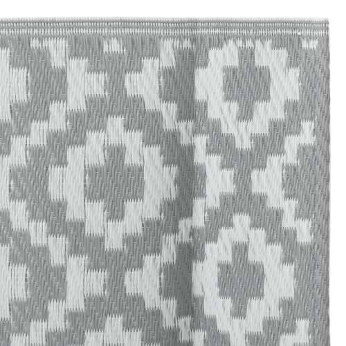 Vanjski tepih ARAKIL sivi 80x150 cm PP - Bijela i svijetlo siva 80 x 150 cm 1 Cijena
