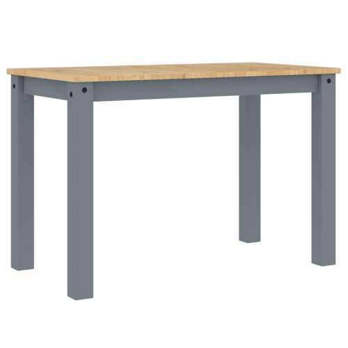Blagovaonski stol Panama sivi 117x60x75 cm od masivne borovine - 1 Siva 117 cm Cijena