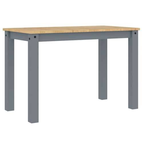 Blagovaonski stol Panama sivi 117x60x75 cm od masivne borovine - 1 Siva 117 cm Cijena