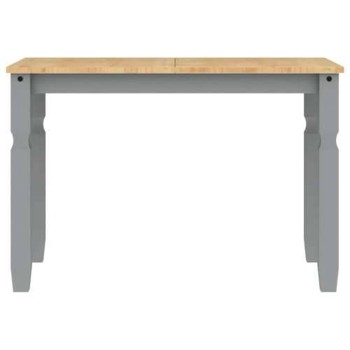 Blagovaonski stol Corona sivi 112x60x75 cm od masivne borovine - 1 Siva 117 cm Cijena