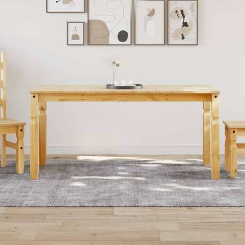 Blagovaonski stol Corona 160x80x75 cm od masivne borovine Smeđa 1 160 cm Cijena