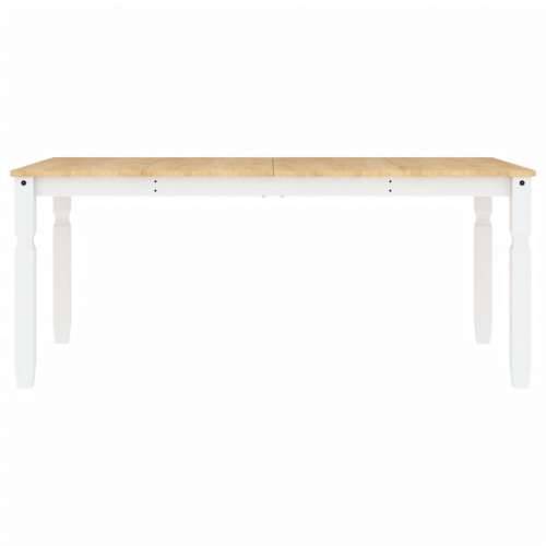 Blagovaonski stol Corona bijeli 180x90x75 cm masivna borovina - 1 Bijela 180 cm Cijena