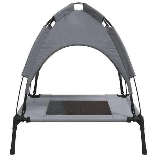 Krevet za pse s krovom antracit od tkanine Oxford i čelika - 76 x 62 x 72 cm Cijena