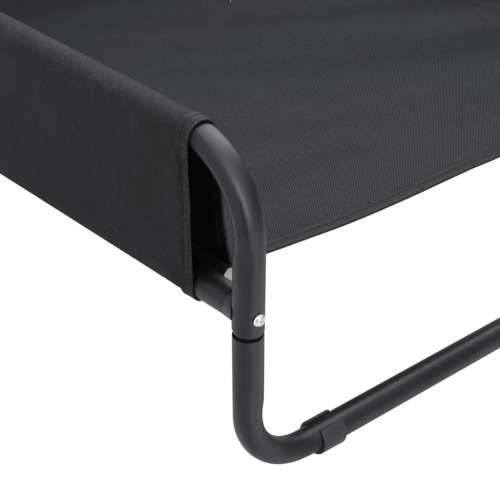 Povišeni krevet za pse antracit od tkanine Oxford i čelika - 70 x 70 x 28,5 cm Cijena