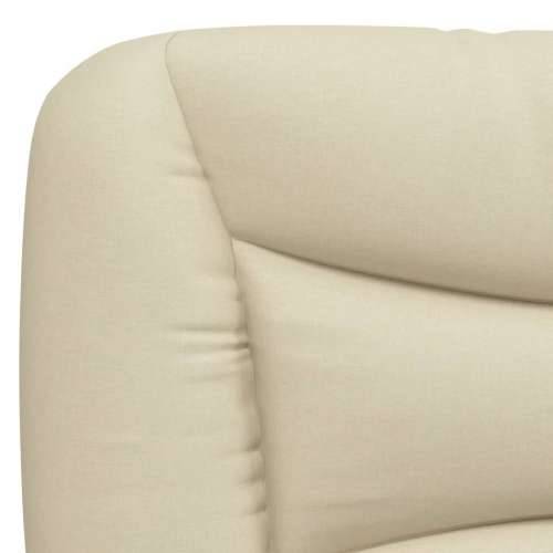 Krevet s madracem krem 90 x 200 cm od tkanine - Krema 90 x 200 cm Cijena