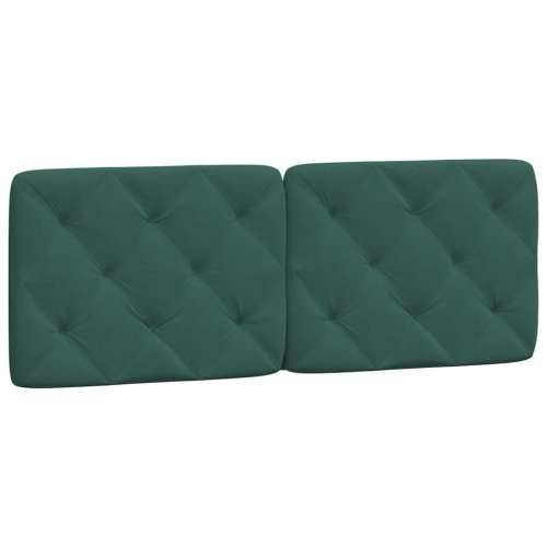 Krevet s madracem tamnozeleni 140x190 cm baršunasti - Tamnozelena 140 x 190 cm Cijena