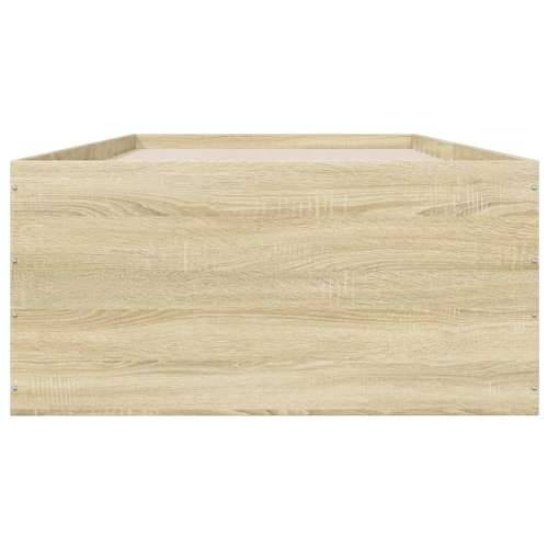 Okvir za krevet boja hrasta 90x200 cm konstruirano drvo - sonoma hrast 90 x 200 cm 45 cm Cijena