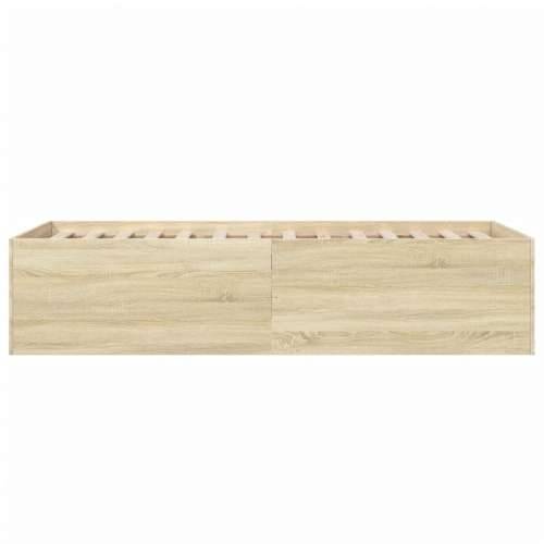 Okvir za krevet boja hrasta 90x200 cm konstruirano drvo - sonoma hrast 90 x 200 cm 45 cm Cijena