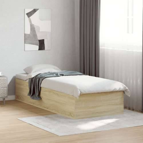 Okvir za krevet boja hrasta 100x200 cm od konstruiranog drva - sonoma hrast 100 x 200 cm 35 cm Cijena