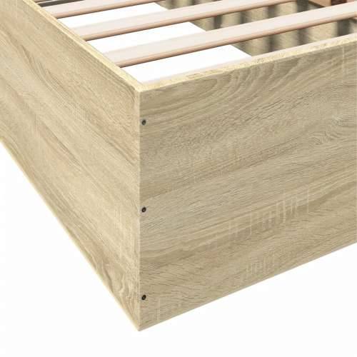 Okvir za krevet boja hrasta 100x200 cm od konstruiranog drva - sonoma hrast 100 x 200 cm 35 cm Cijena