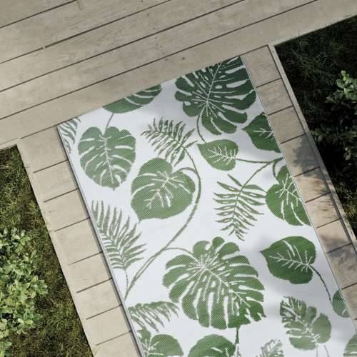Vanjski tepih ARAKIL zeleni 80 x 250 cm PP - uzorak zelenog lišća 80 x 250 cm 1 Cijena
