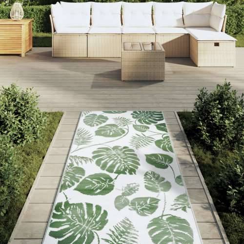 Vanjski tepih ARAKIL zeleni 80 x 250 cm PP - uzorak zelenog lišća 80 x 250 cm 1 Cijena