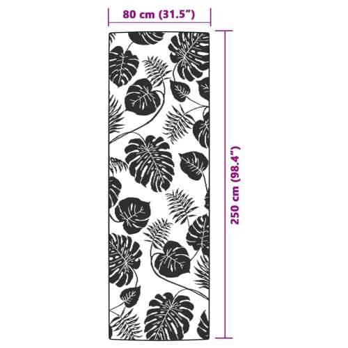 Vanjski tepih ARAKIL zeleni 80 x 250 cm PP - uzorak zelenog lišća 80 x 250 cm 1 Cijena