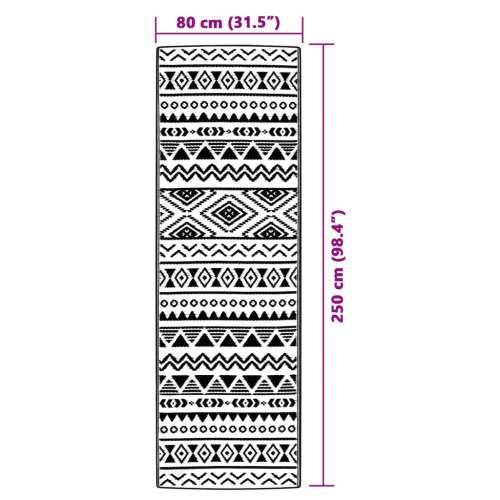 Vanjski tepih ARAKIL crni 80x250 cm PP - crni uzorak 80 x 250 cm 1 Cijena