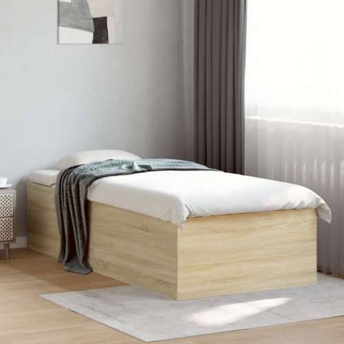 Okvir za krevet boja hrasta 100x200 cm od konstruiranog drva - sonoma hrast 100 x 200 cm 45 cm Cijena