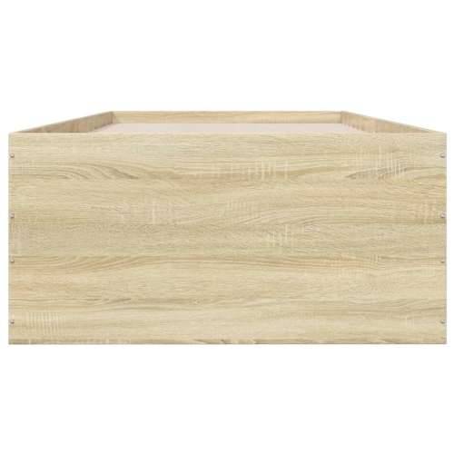 Okvir za krevet boja hrasta 100x200 cm od konstruiranog drva - sonoma hrast 100 x 200 cm 45 cm Cijena