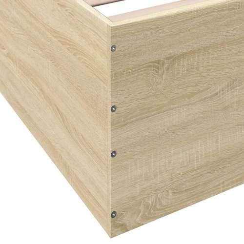 Okvir za krevet boja hrasta 100x200 cm od konstruiranog drva - sonoma hrast 100 x 200 cm 45 cm Cijena