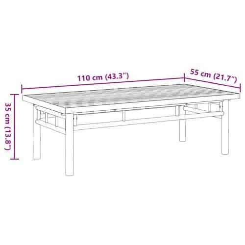 Stolić za kavu 110 x 55 x 35 cm od bambusa - 110 x 55 x 35 cm 1 Cijena