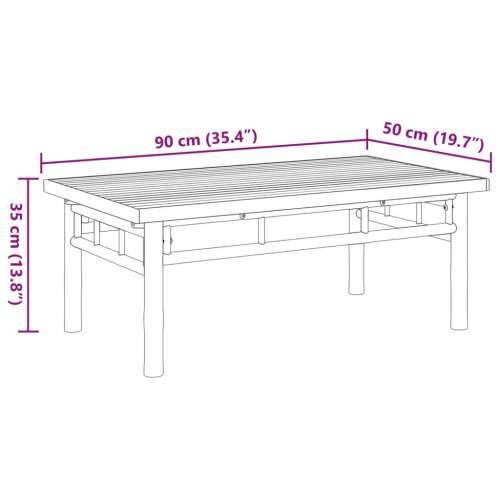 Stolić za kavu 90 x 50 x 35 cm od bambusa - 90 x 50 x 35 cm 1 Cijena