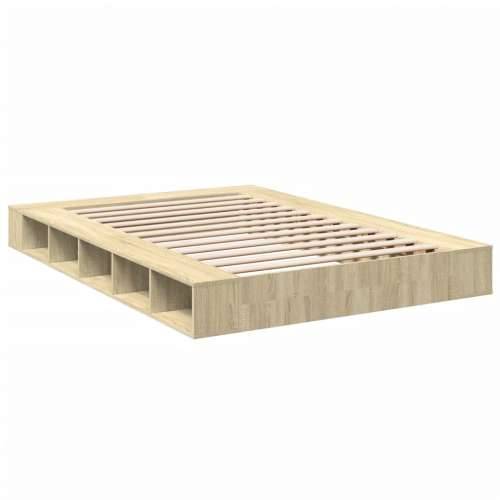 Okvir za krevet boja hrasta 160x200 cm od konstruiranog drva - sonoma hrast 160 x 200 cm Cijena