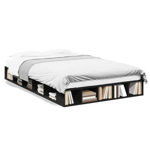 Okvir za krevet crni 120x190 cm konstruirano drvo - Crna 120 x 190 cm Cijena