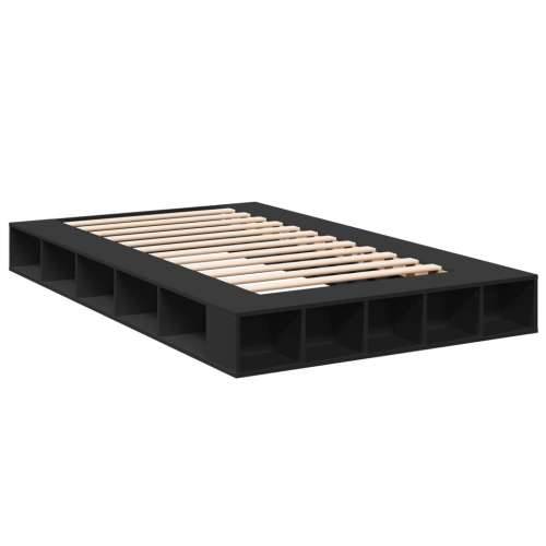 Okvir za krevet crni 120x190 cm konstruirano drvo - Crna 120 x 190 cm Cijena