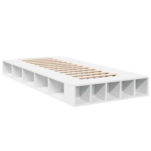 Okvir za krevet bijeli 120 x 200 cm konstruirano drvo - Bijela 100 x 200 cm Cijena