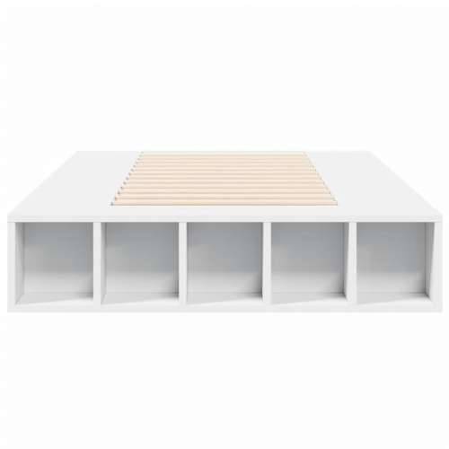Okvir za krevet bijeli 120 x 200 cm konstruirano drvo - Bijela 100 x 200 cm Cijena