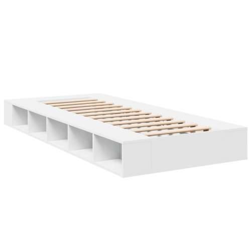 Okvir za krevet bijeli 120 x 200 cm konstruirano drvo - Bijela 100 x 200 cm Cijena