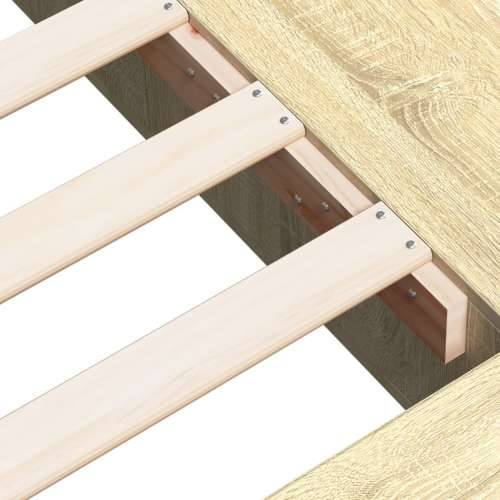 Okvir za krevet boja hrasta 90x200 cm konstruirano drvo - sonoma hrast 90 x 200 cm Cijena