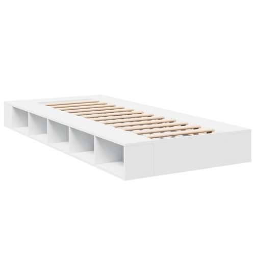 Okvir za krevet bijeli 90x190 cm konstruirano drvo - Bijela 75 x 190 cm Cijena
