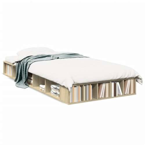 Okvir za krevet boja hrasta 75x190 cm od konstruiranog drva - sonoma hrast 75 x 190 cm Cijena