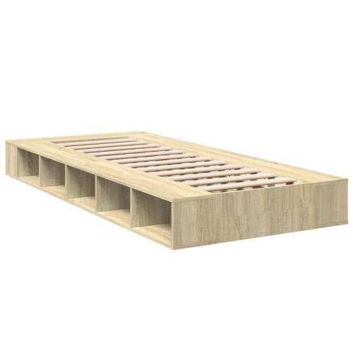 Okvir za krevet boja hrasta 75x190 cm od konstruiranog drva - sonoma hrast 75 x 190 cm Cijena