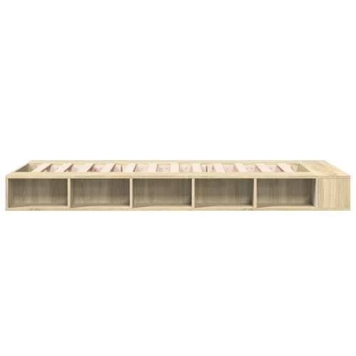 Okvir za krevet boja hrasta 75x190 cm od konstruiranog drva - sonoma hrast 75 x 190 cm Cijena