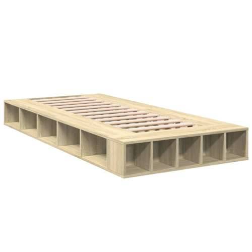 Okvir za krevet boja hrasta 75x190 cm od konstruiranog drva - sonoma hrast 75 x 190 cm Cijena