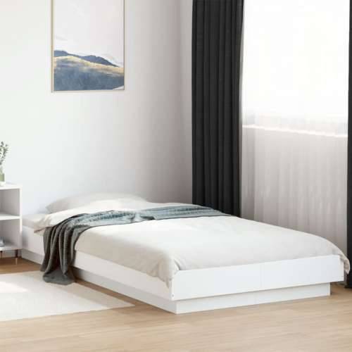 Okvir za krevet s LED svjetlima 90x190 cm konstruirano drvo - Bijela 75 x 190 cm Cijena