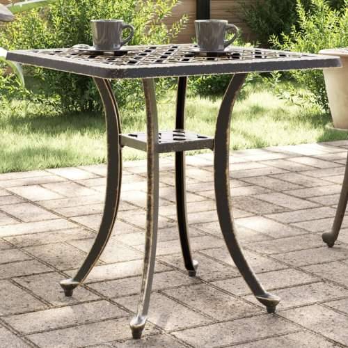 Vrtni stol brončani 53 x 53 x 53 cm od lijevanog aluminija - Bronzana 1 Cijena