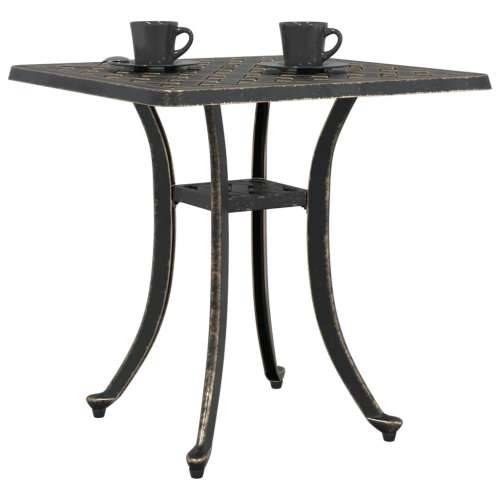 Vrtni stol brončani 53 x 53 x 53 cm od lijevanog aluminija - Bronzana 1 Cijena